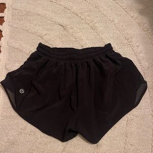 Size 2 Lululemon Black hotty hot Shorts